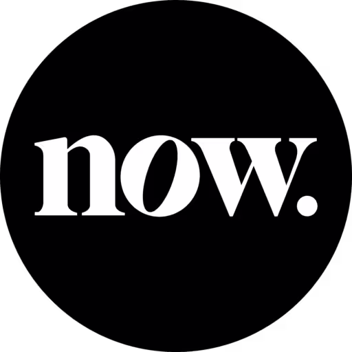 now. logo